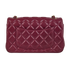 Mini Rectangular Classic Flap, &pound;3,500, Handbags, Purple, Lambskin Leather, Back view
